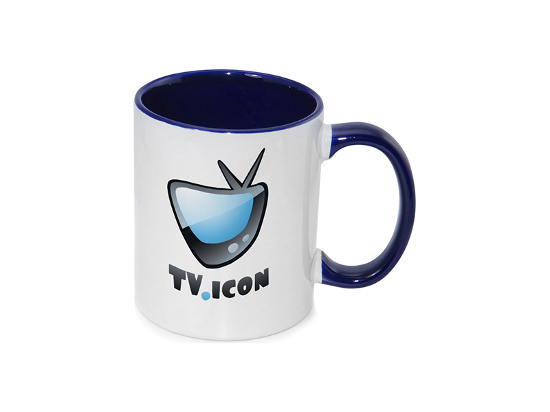 Dark Blue, 11oz Two Tone Mug