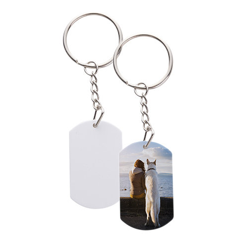 Dog Tag, Arc, 27 x 45mm