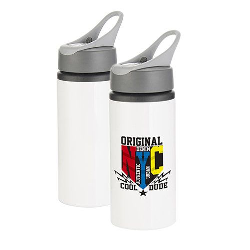 Sublimation Water Bottle 650ml/22oz, White