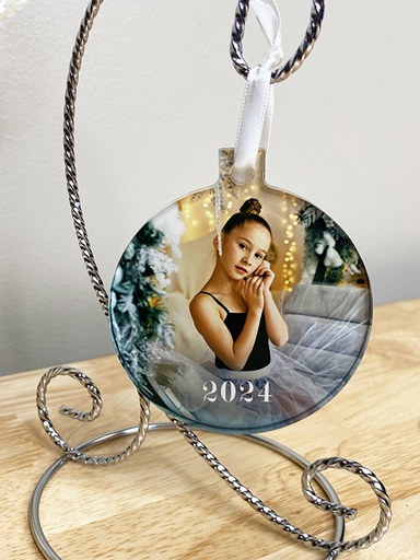 [SUBU4954] Acrylic Ornament - Ball & Stem 86 x 76mm