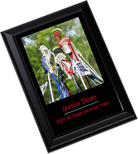 [SUBU1002] Plaque - Black Edge 178 x 229mm