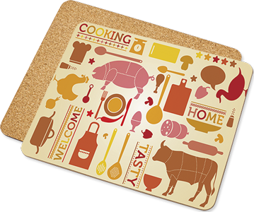 [SUBU3011] Place Mat - Cork Back 195 x 235mm